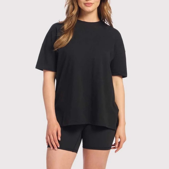 nuuds Tops - Nuuds Soft Cotton Oversized Tee Black Medium